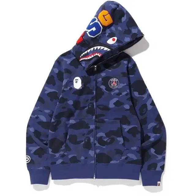 PSG x BAPE 후드 XL 사이즈