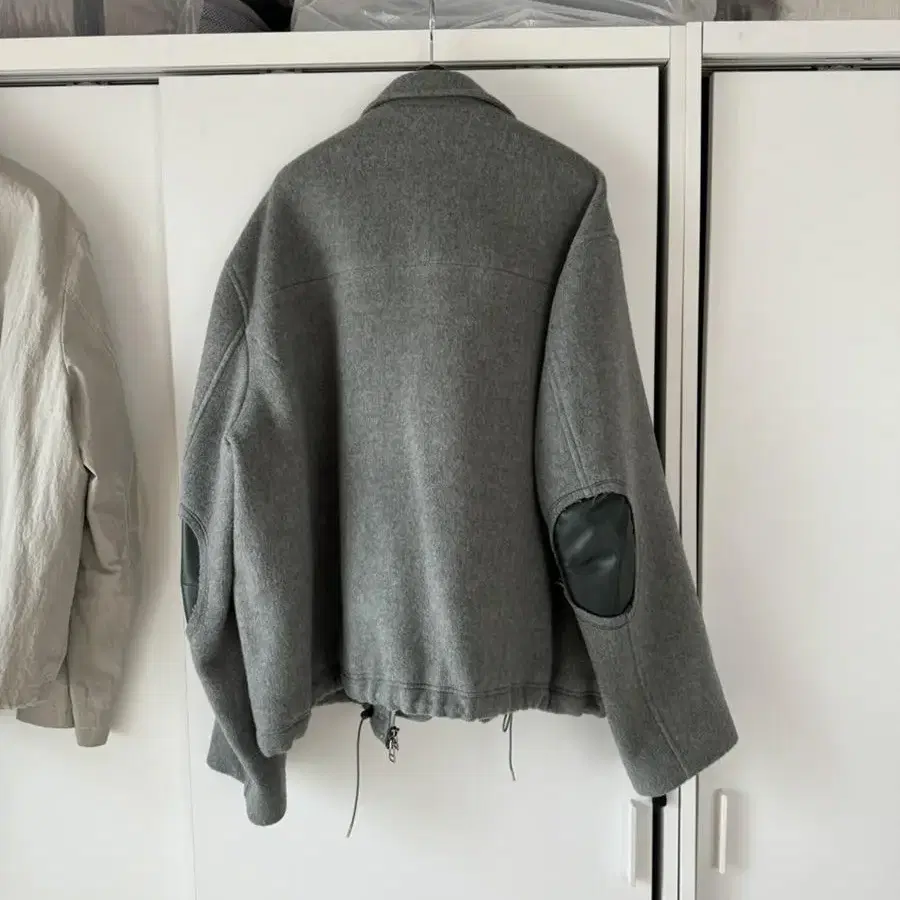 이얼즈어고 블루종(L) MELANGE WOOL BLOUSON