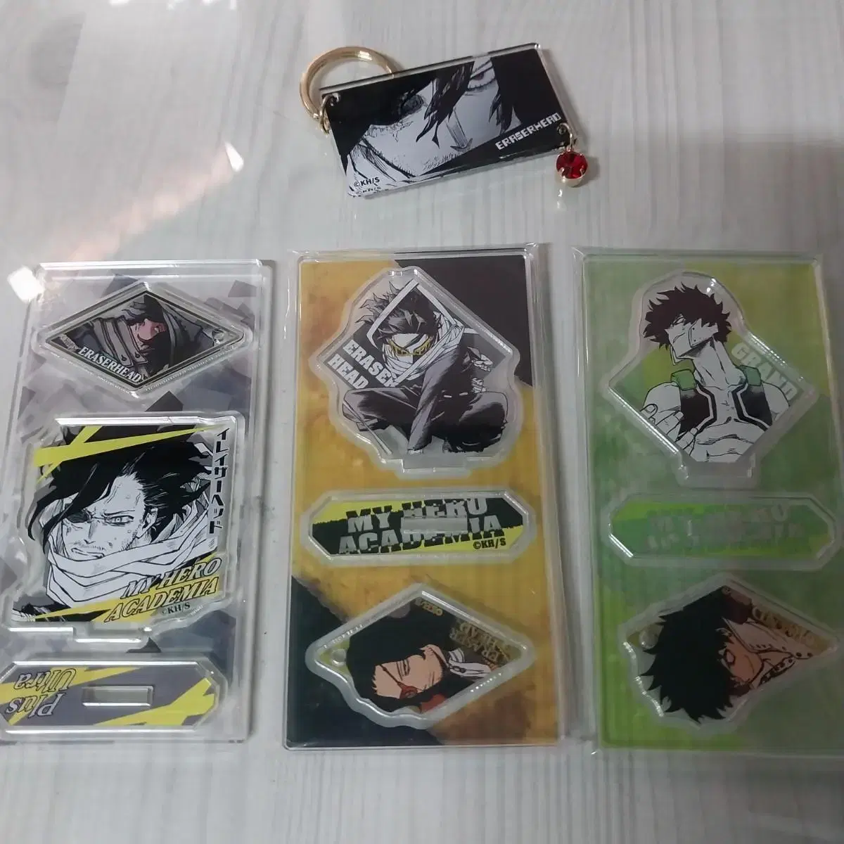 Shindo Hiroaka Aizawa acrylic keyring