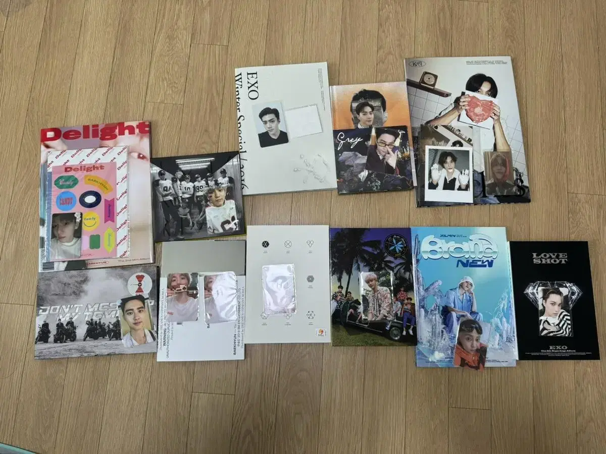 Includes photocard exo unsealed album Seho for Palo suho xiumin kai d.o. Baekhyun