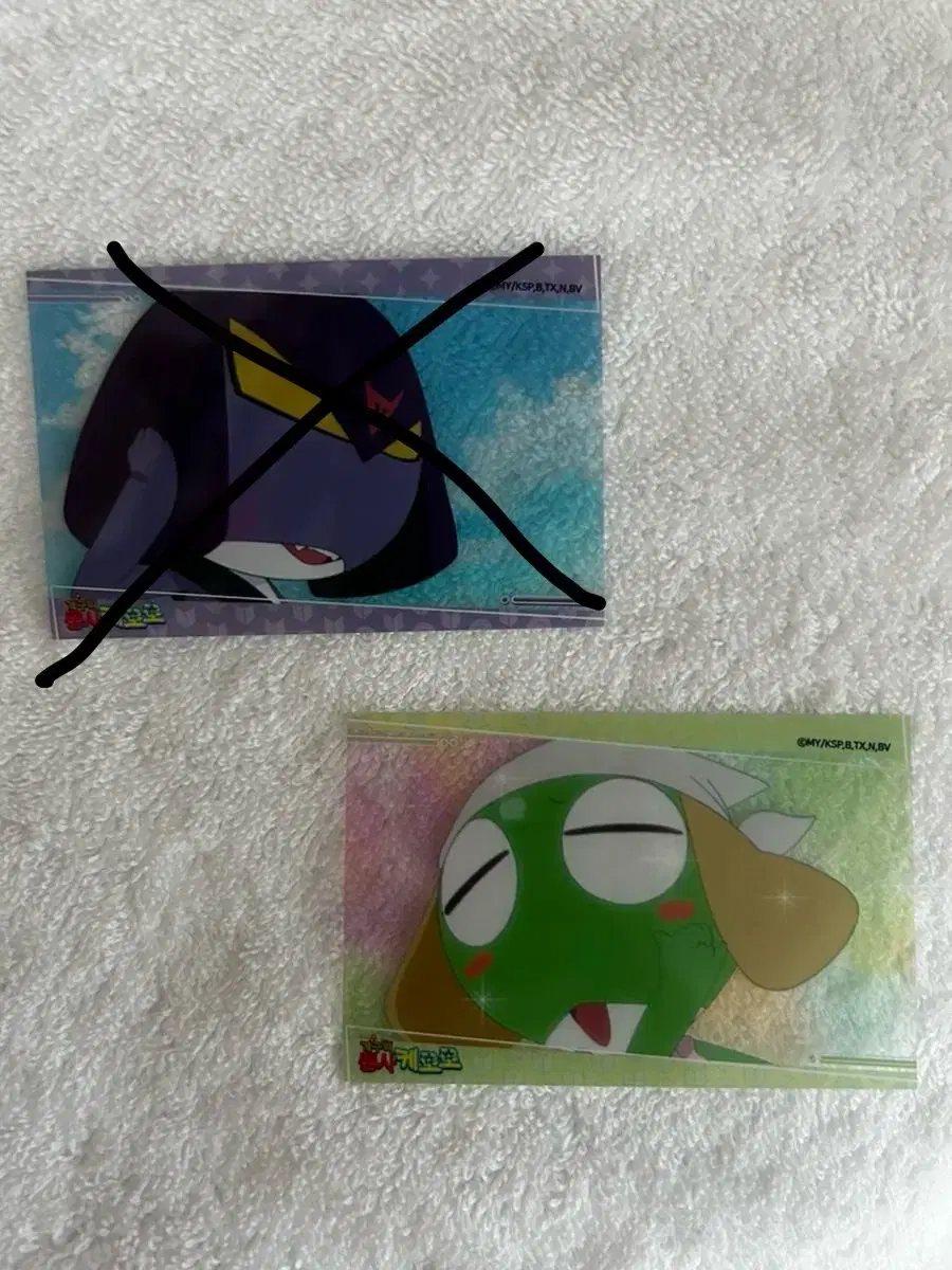 Frog Sergeant Keroro Clear Card acrylic Block Dororo Garuru