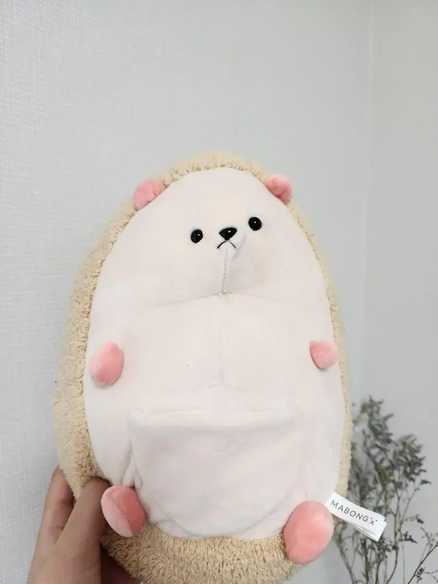 Hedgehog doll cute cell phone storage doll