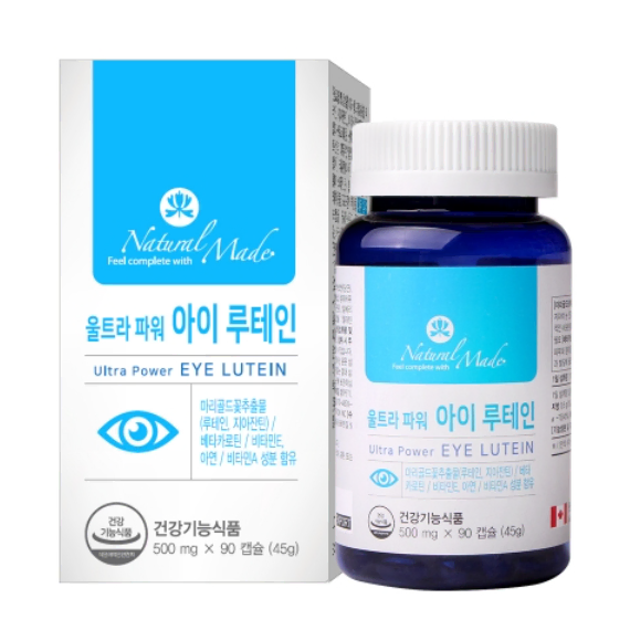 네츄럴메이드 울트라 파워 아이 루테인500mg x 90캡슐