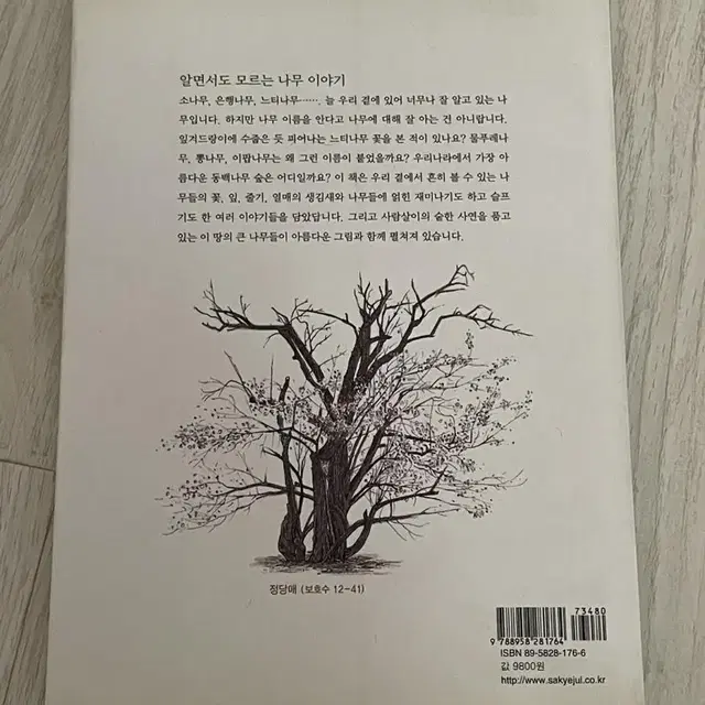 나무 이야기 어린이 책