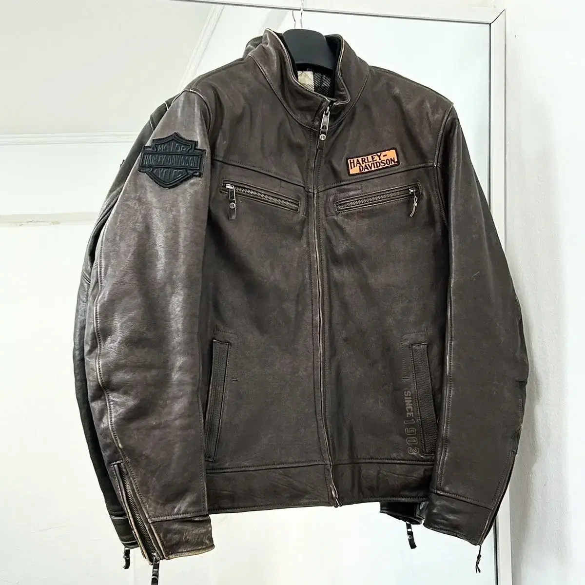 Harley-Davidson Heavy Cowhide Two-Way Rider Jacket