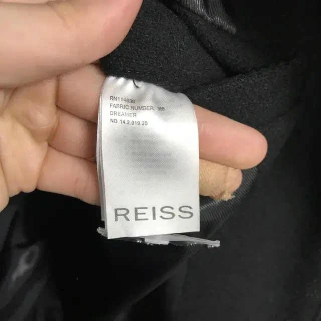 [ M ] REISS 남성 스탠다드 모직 더플 코트