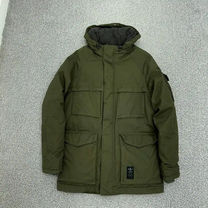 Adidas Duck Down Khaki Padded Jumper L