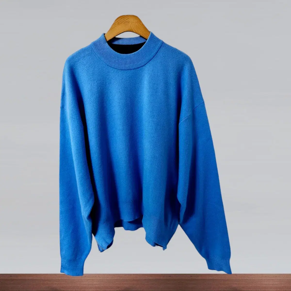 Zara Knit Overfit Sky Blue Sweater (S)