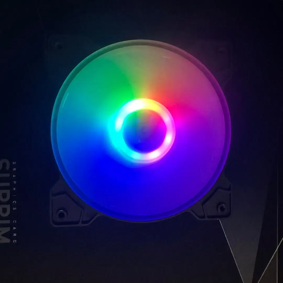 120mm MOON FAN 3 ver 1.1 (RGB) 여러개 판매.