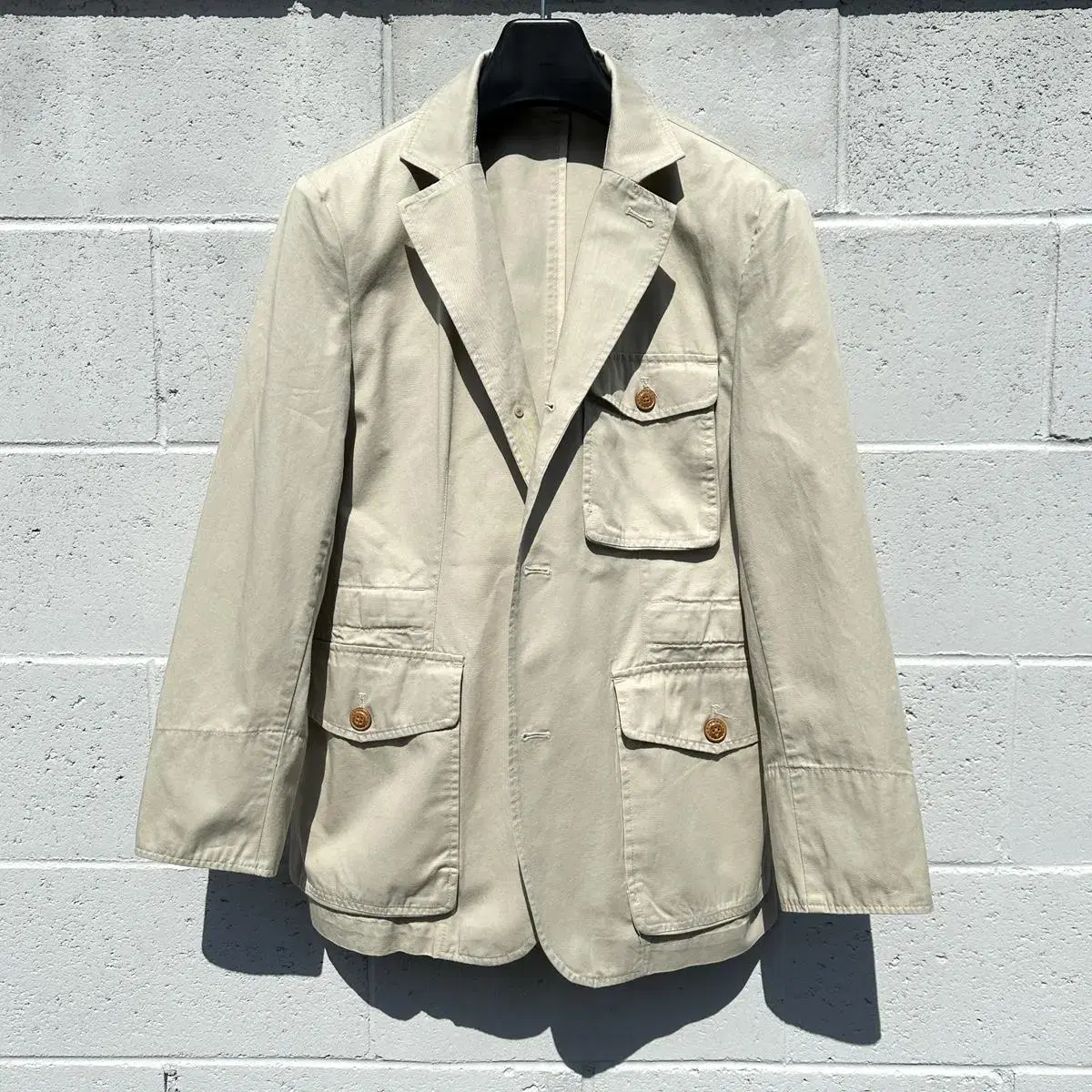 [100] Chaps beige cotton jacket