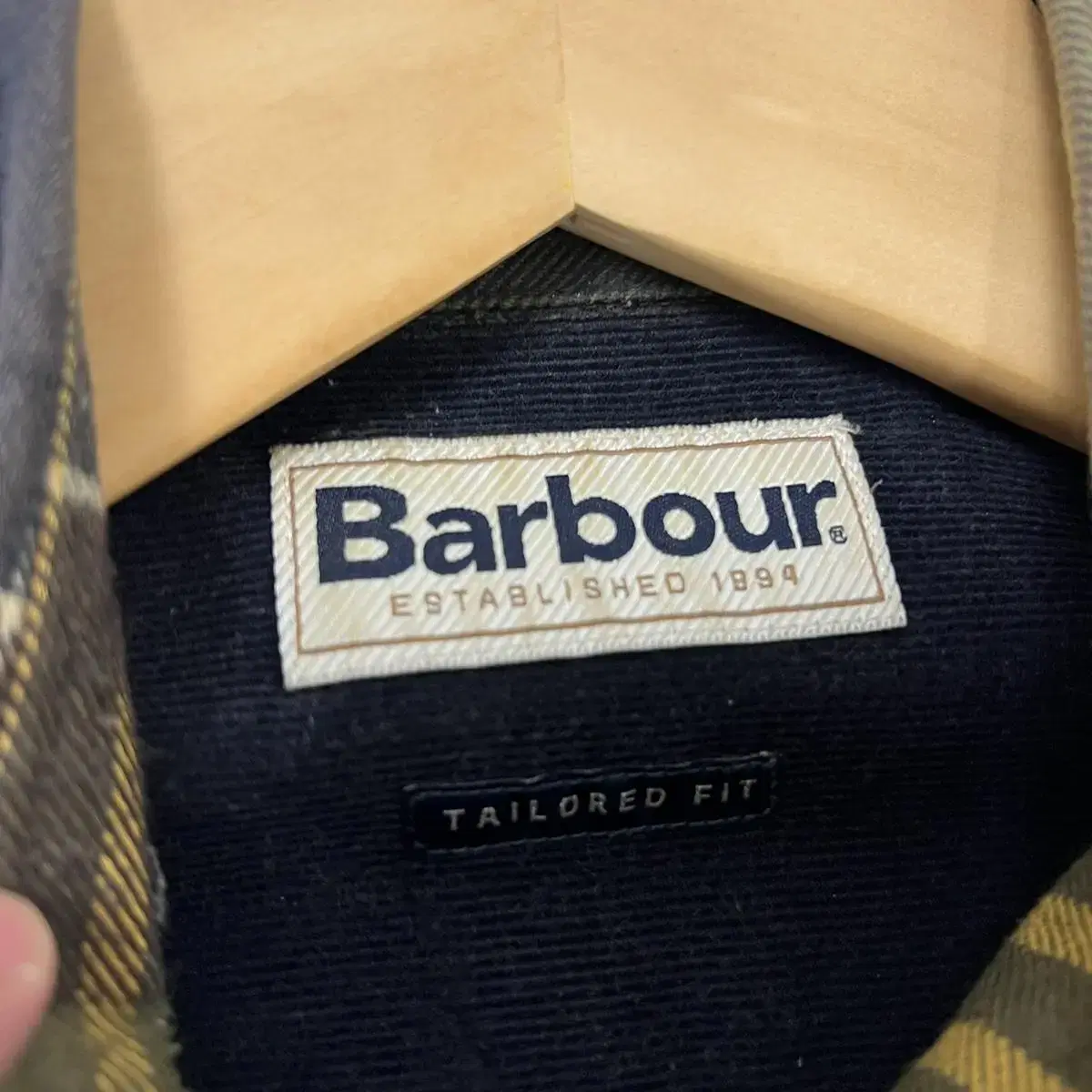 Barbour 바버 테일러드 핏 셔츠