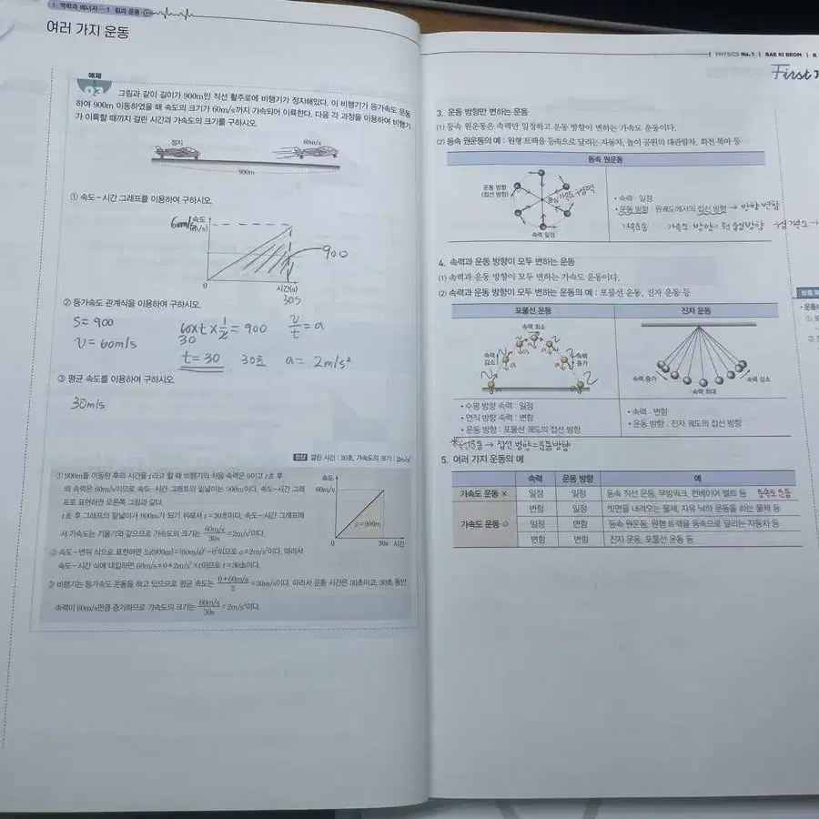 first 개념완성 고1,2를 위한 퍼개완 물리1 수능 문제집