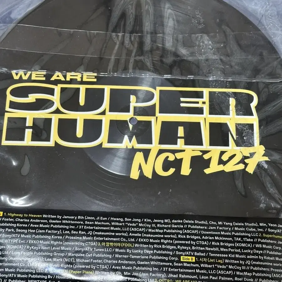 NCT 마크 슈퍼휴먼 LP 양도