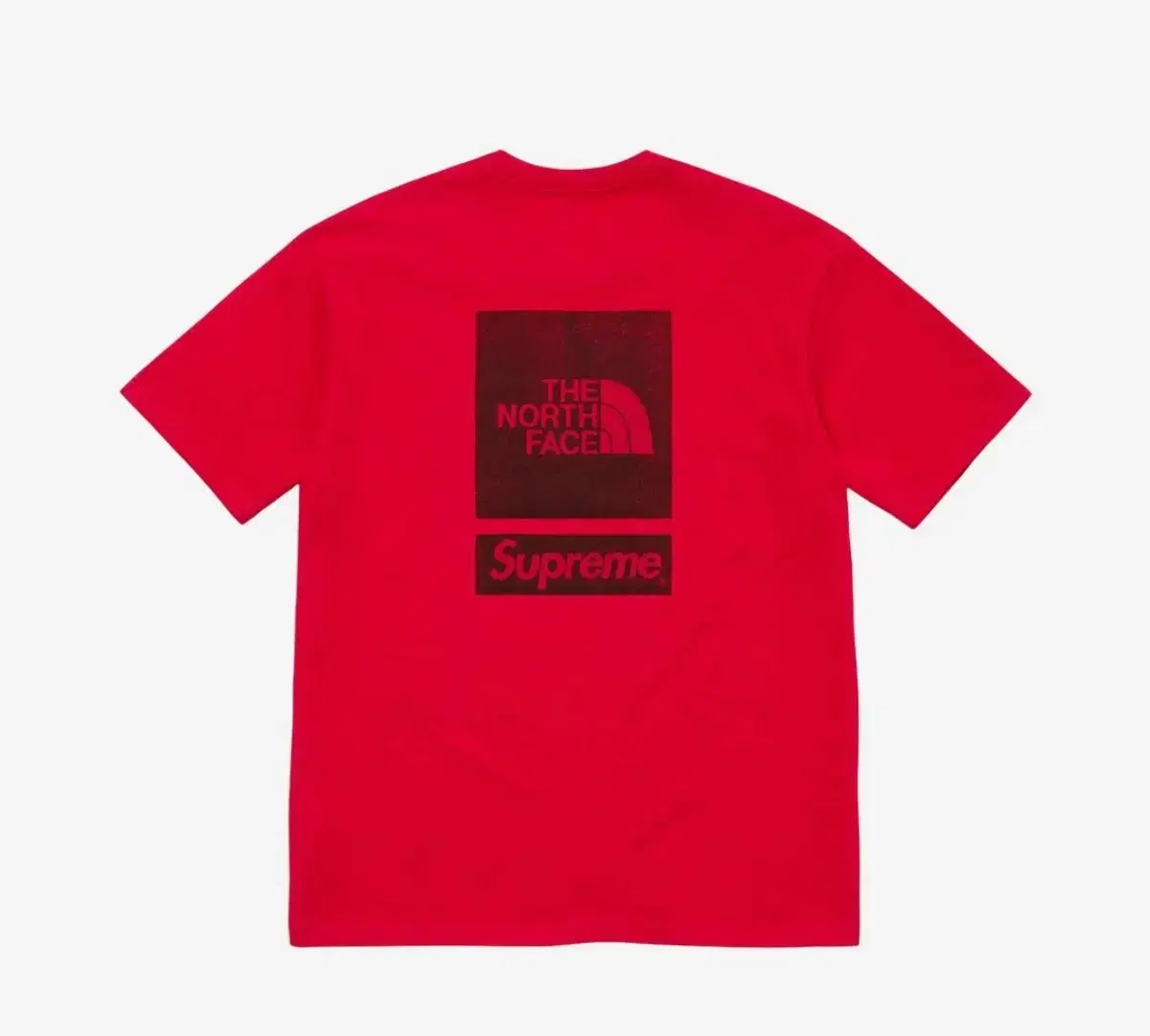 (M) Supreme X The North Face Short Sleeve Top Red