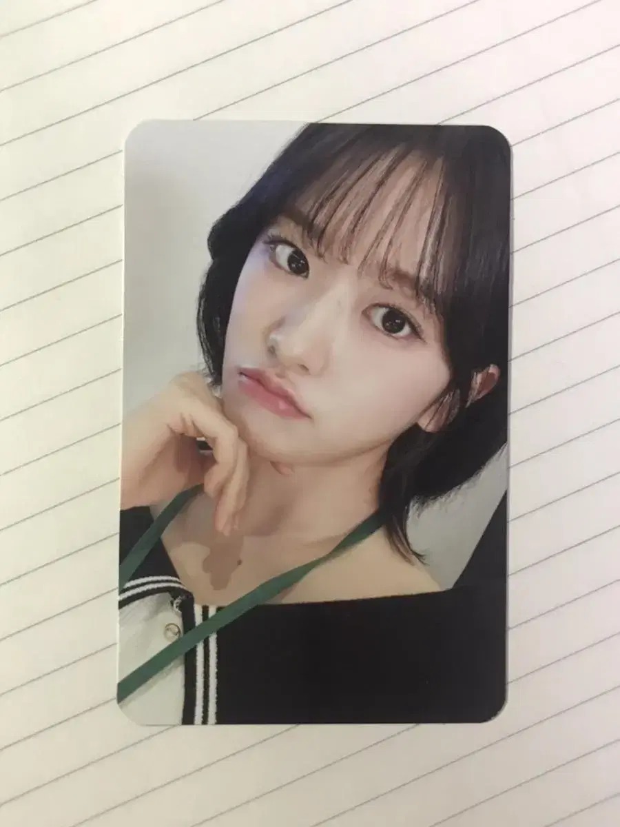 ive fanmeeting magazine divezone ahn yujin photocard