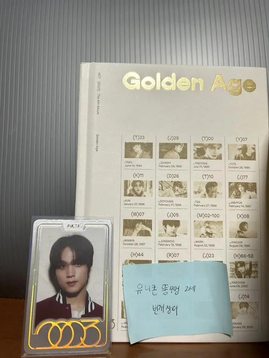 Golden Eyes special Haechan Yi Photocard