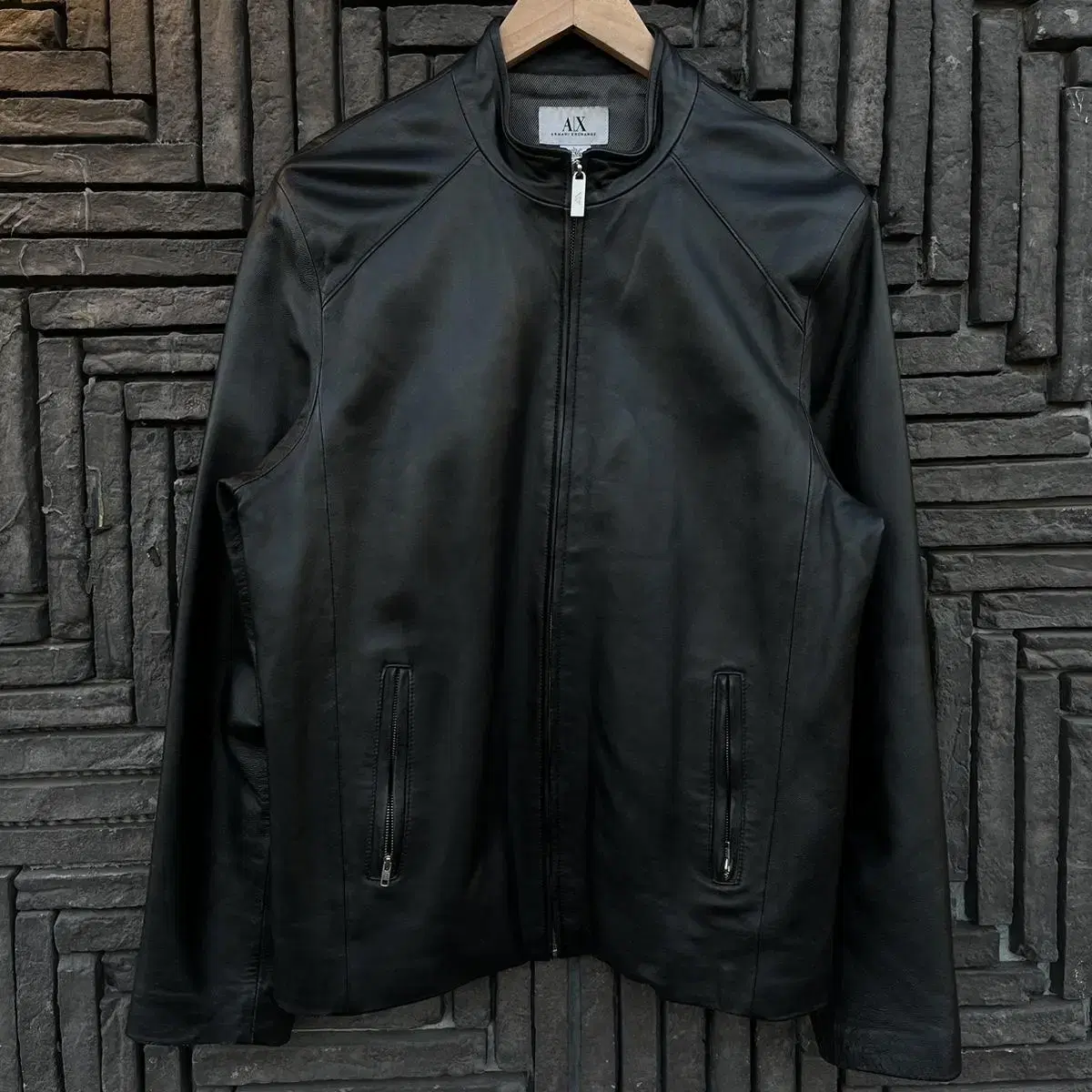 Armani Leather Jacket L