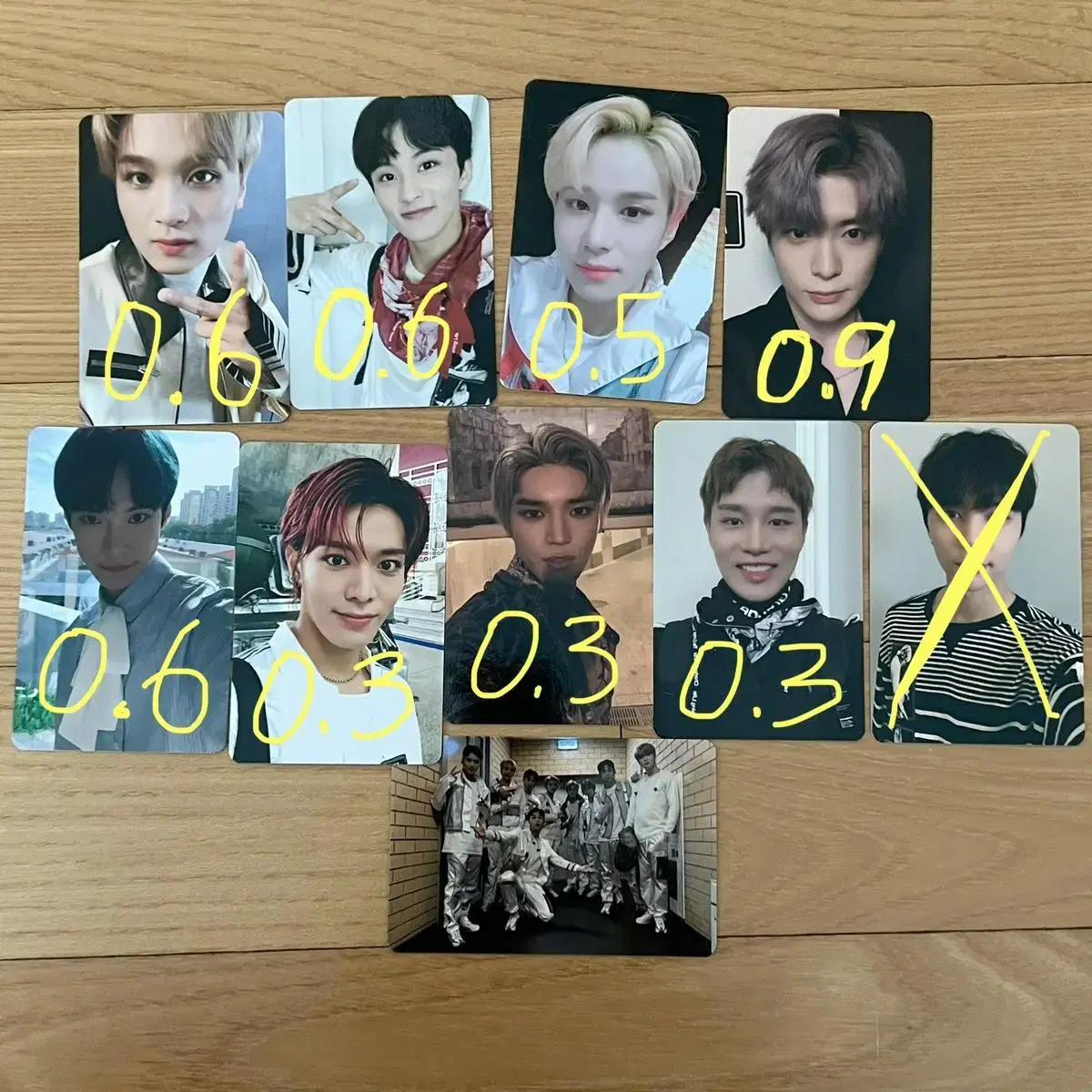 Nct127 Fan Club Photo Card photocard mark haechan jungwoo jaehyun doyoung yuta Taeyong