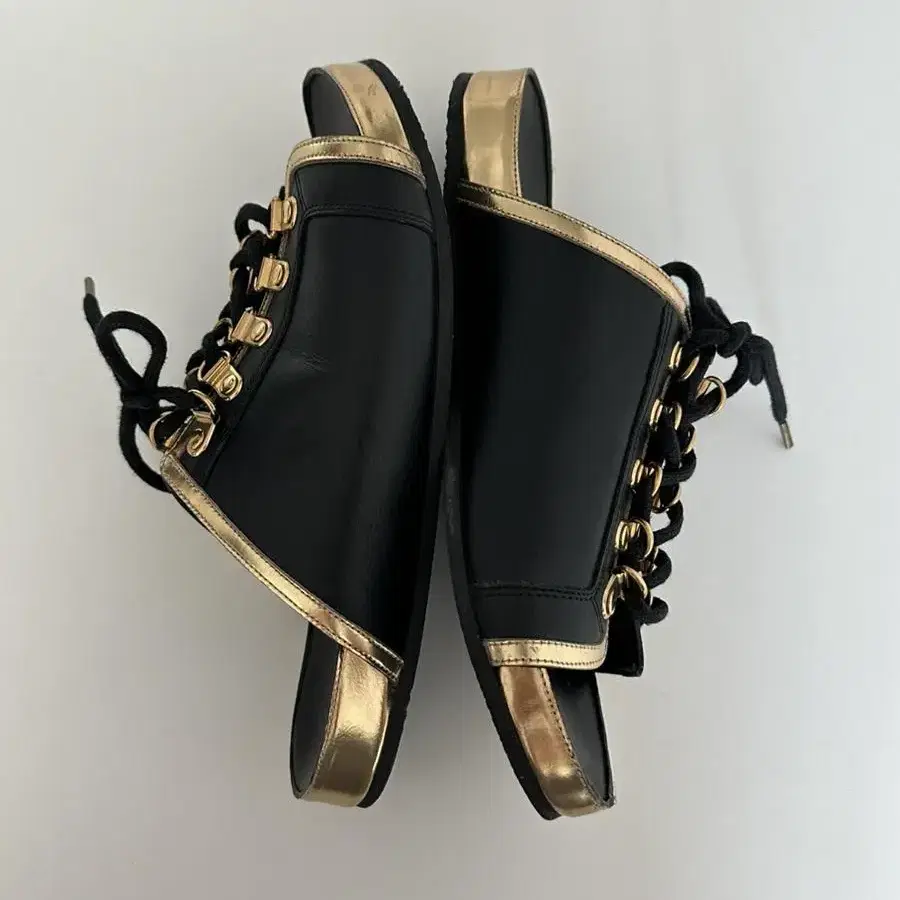 Balmain lace up sandals 발망 슬리퍼