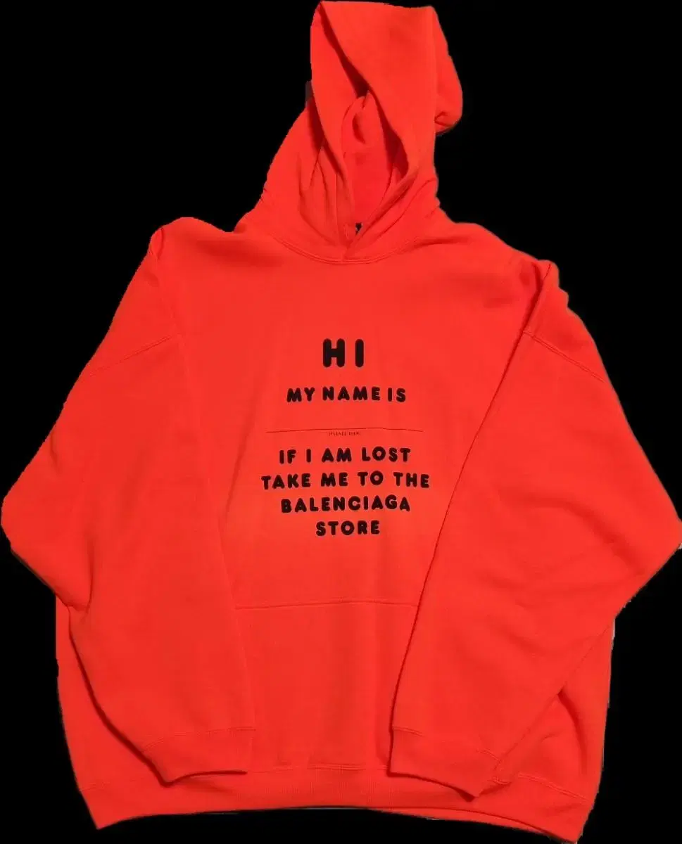 [M] Balenciaga My name is hoodie