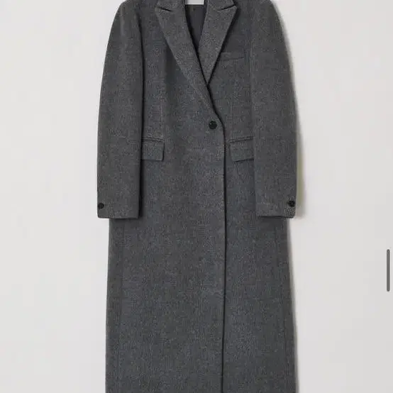 르누이 Wool straight coat (Grey)