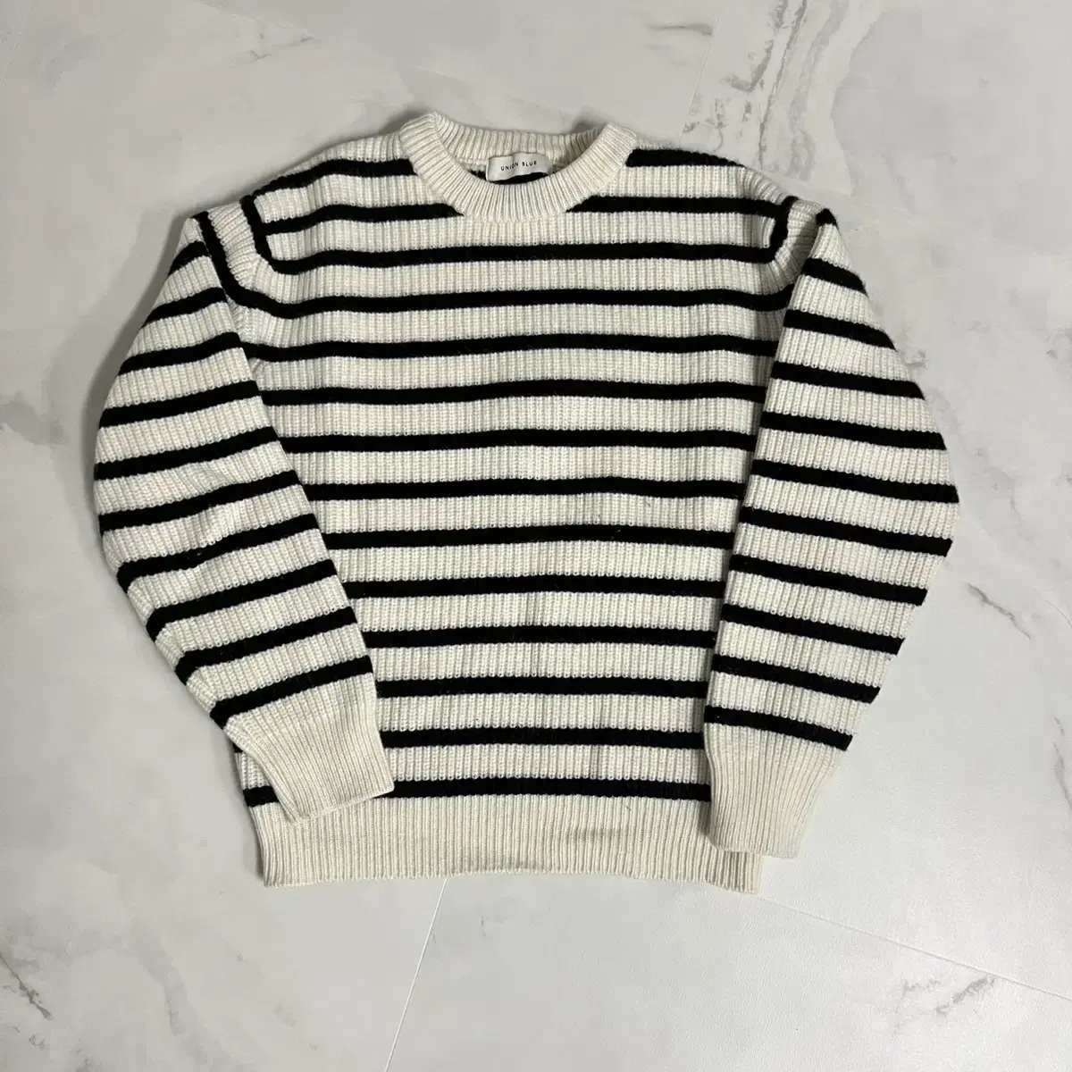 [L] 유니온블루 CASK WOOL HEAVY SWEATER