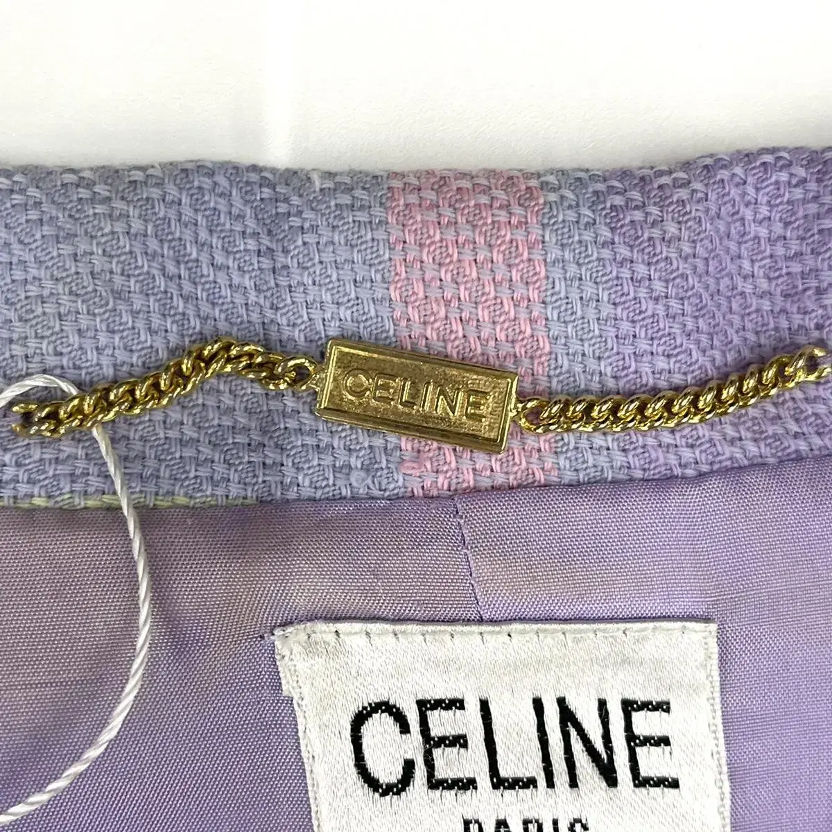 Celine 1990s 올드 셀린느 퍼플옐로우 블레이저