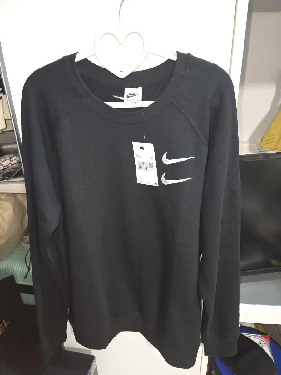 Nike Swoosh Man-To-Man Tee New 100 Majestic