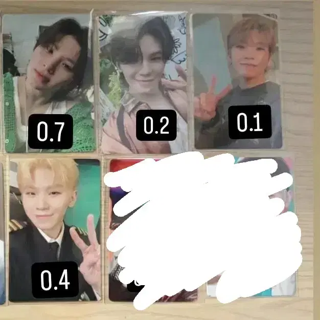 seventeen woozi photocard wts