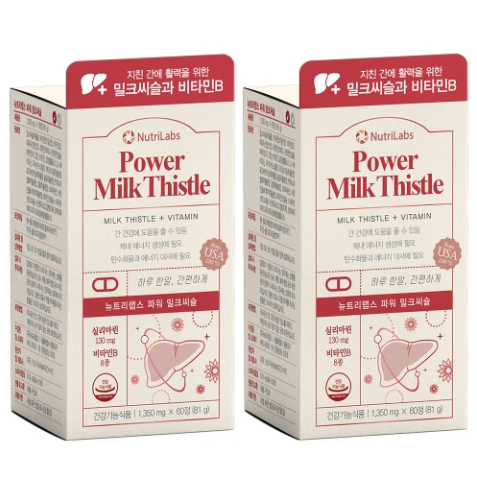 뉴트리랩스 파워 밀크씨슬 1,350mg x 60 x 2BOX