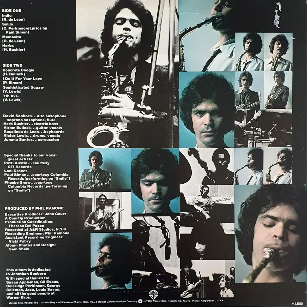 LP ㅡ JAZZ  / David Sanborn 수입원반