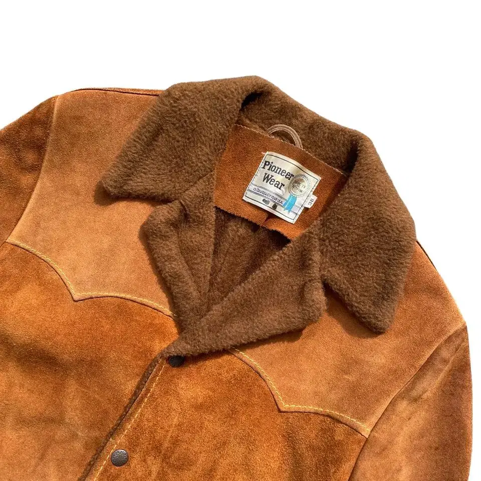 70s pioneer wear suede rancher coat