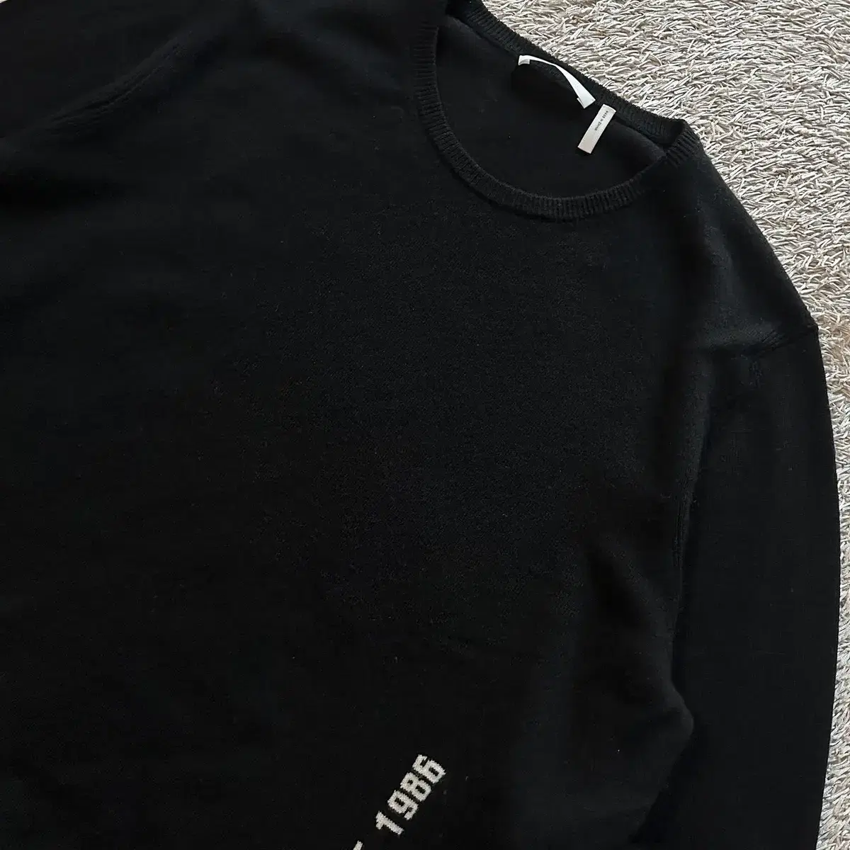 [XL] 헬무트랭 Helmut Lang Cozy Logo 캐시미어 니트