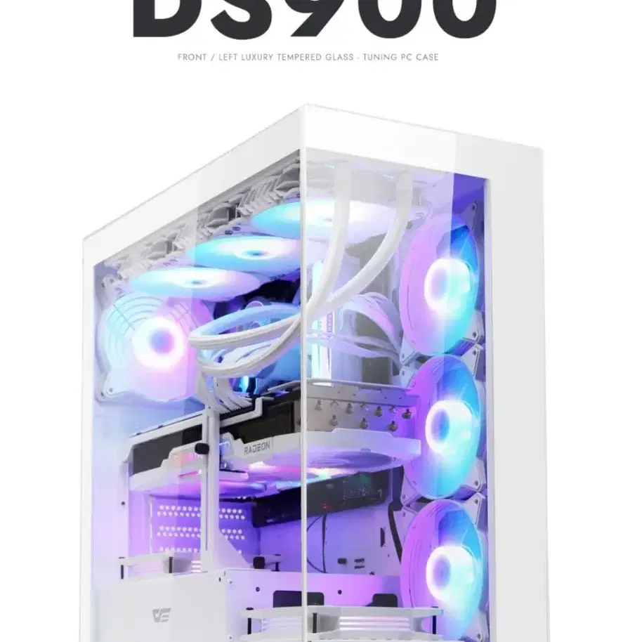 라이젠5-7500F+RTX4060 화이트 수냉3열시스템