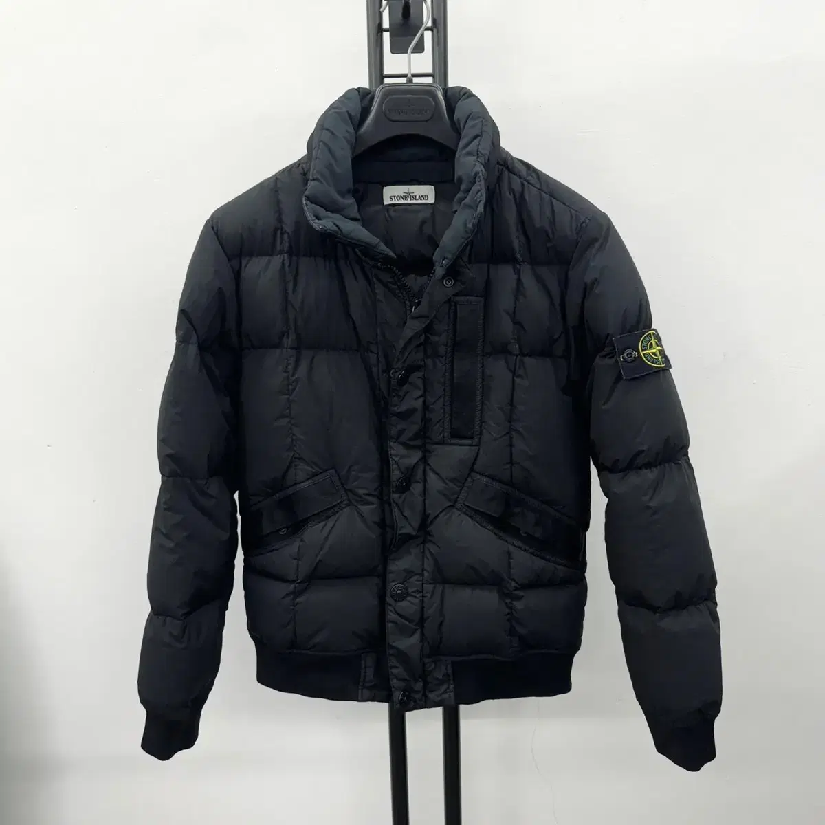 S / Stone Island Garment Dye Crinkleclap Puffer Jacket