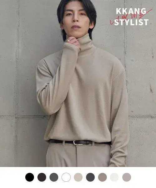 [Canstylist X Draw Fit] Turtleneck 5 colors L