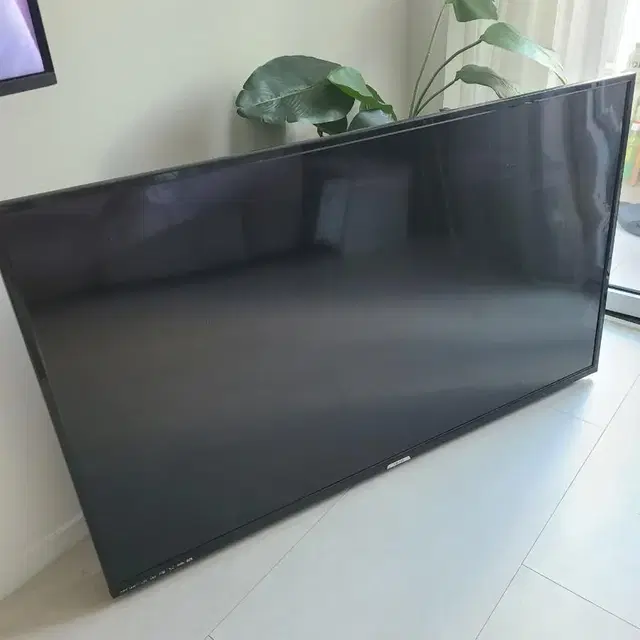 49인치 4K UHD TV 모니터 고장 부품용 액정 패널 문제 티비 부품