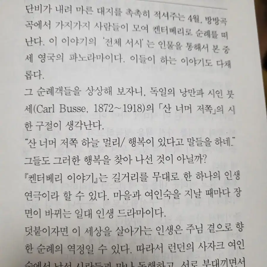 세계문학책 켄터베리 이야기 책