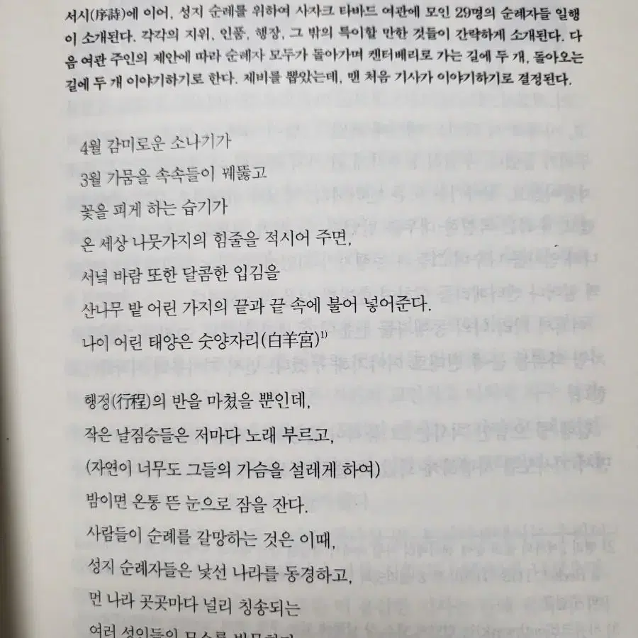 세계문학책 켄터베리 이야기 책