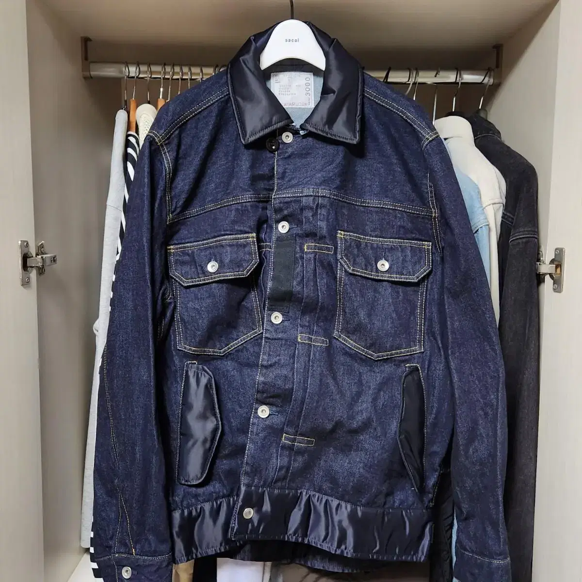 Sakai Nylon Insert Denim Jacket 2 sizes