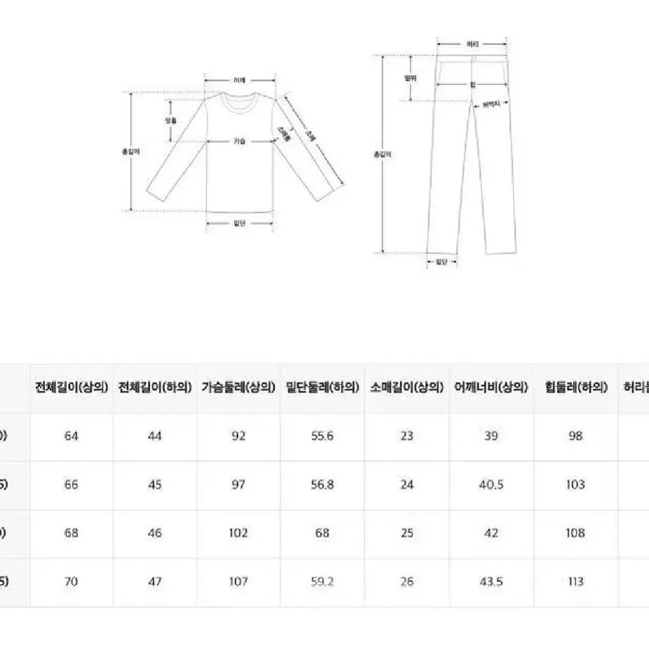 스파오 최고심 반팔 잠옷 S사이즈