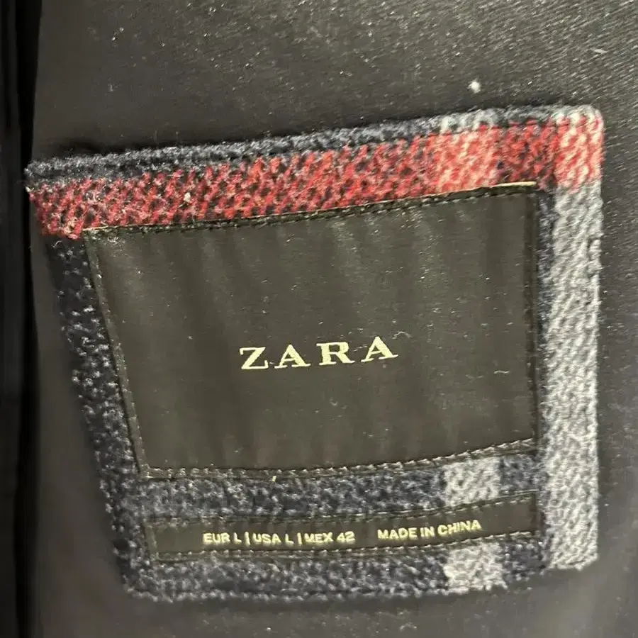 ZARA 자라 후드 더플 코트 L