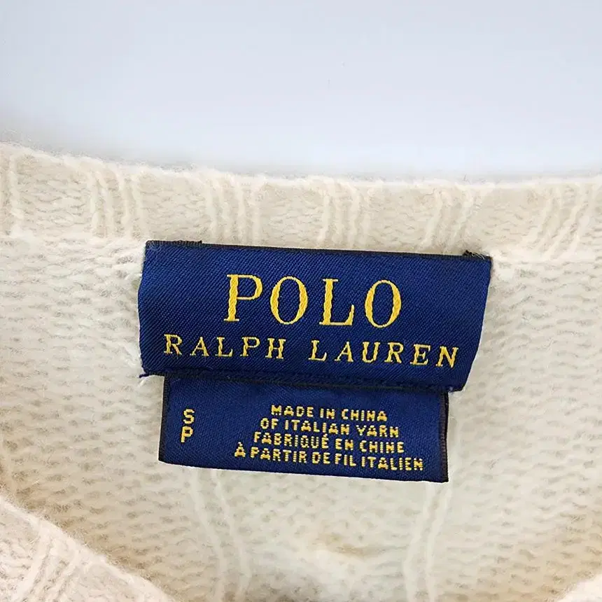 [S] Ralph Lauren 랄프로렌 캐시미어 혼방 케이블 니트 스웨터