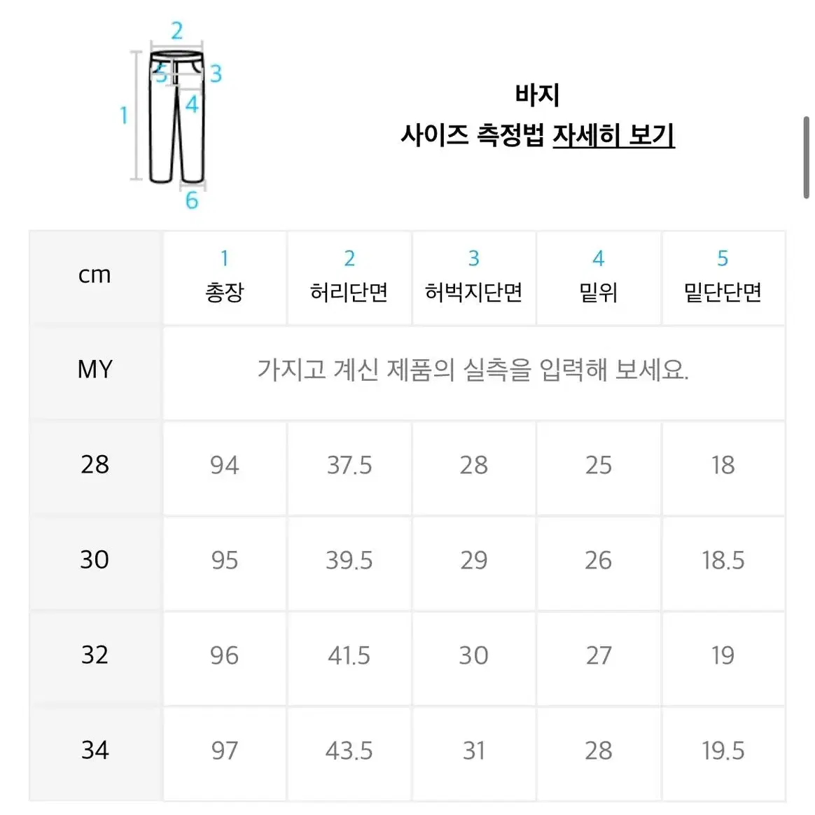 브랜디드 1962 연청 34사이즈 팝니다