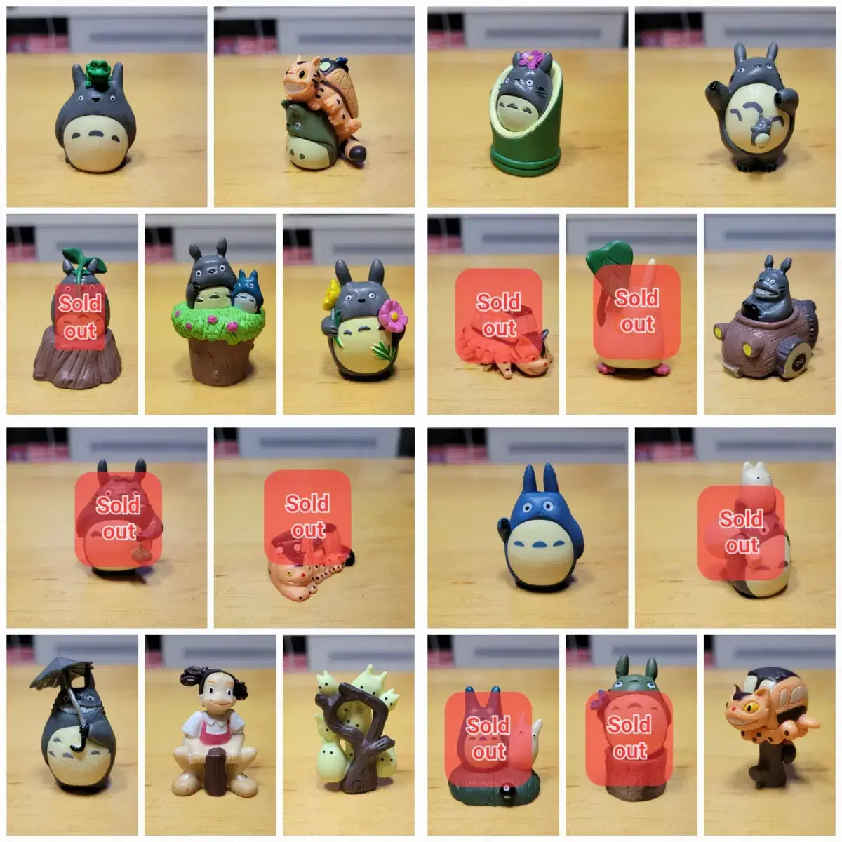 20 individual My Neighbor Totoro minifigures