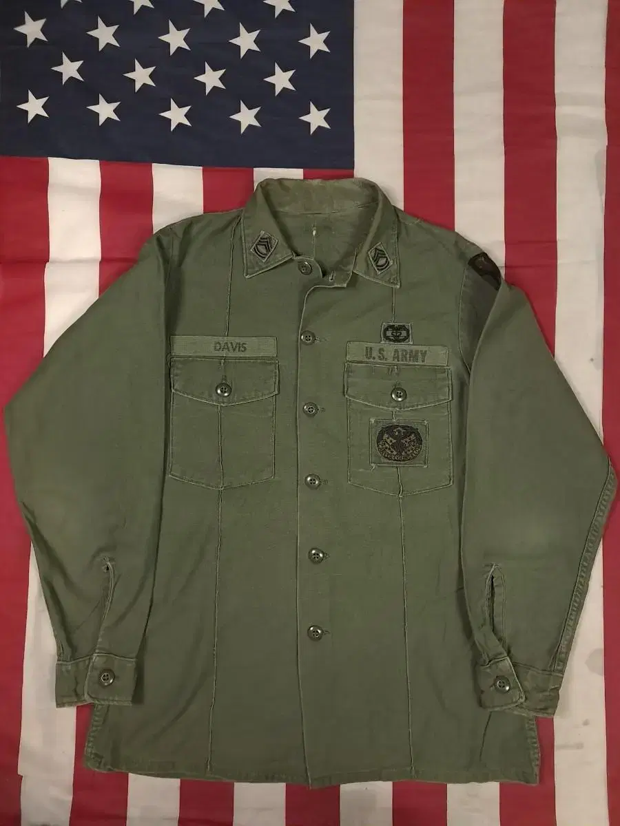 Original early US Army OG-107 shirt