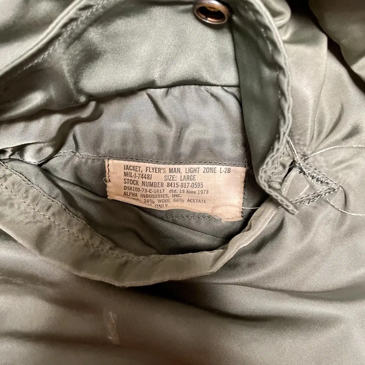 Rare 1970's USMC L-2B Flight Jacket