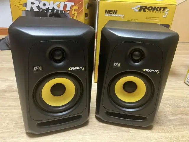 Krk rokit5 g3 블랙 5인치 모니터스피커