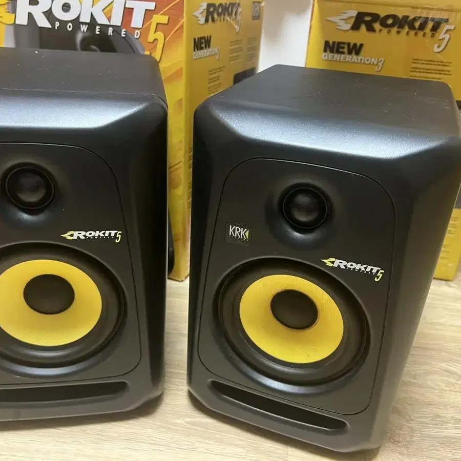 Krk rokit5 g3 블랙 5인치 모니터스피커