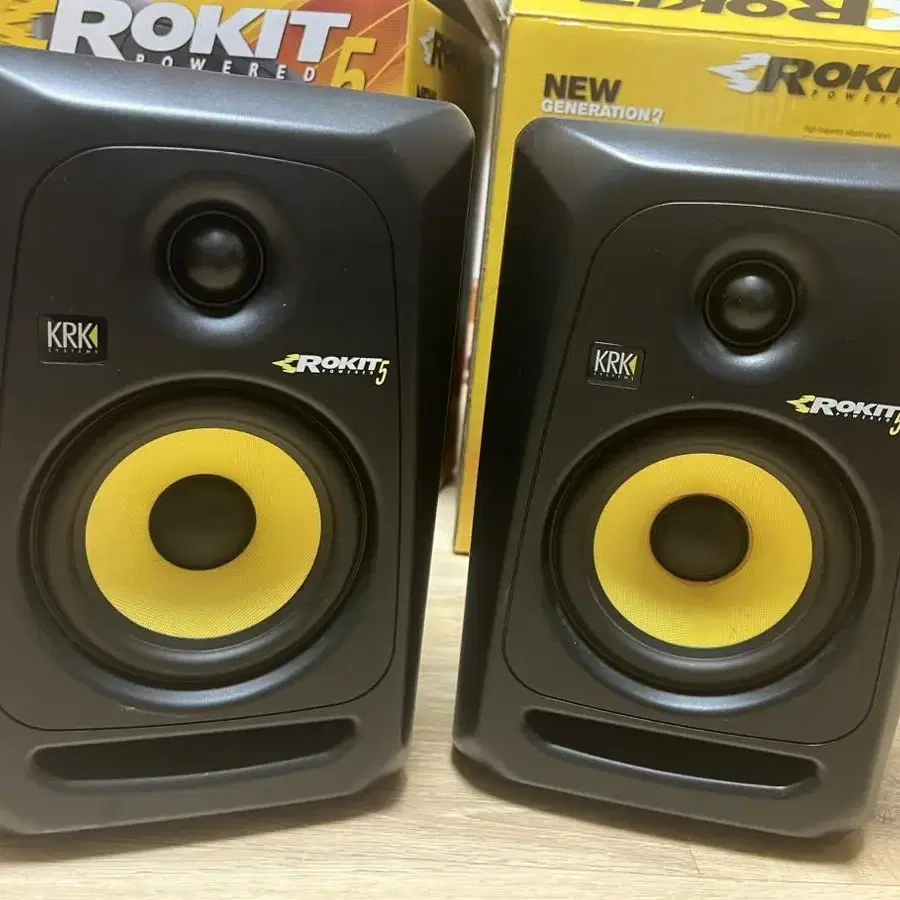 Krk rokit5 g3 블랙 5인치 모니터스피커